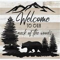 Youngs 14 in. Wood Welcome Wall Plaque 30226